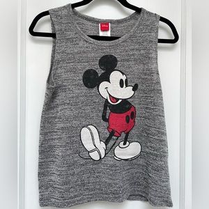 Mickey Mouse Grey Tank Top